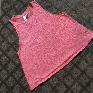 Pink crop top